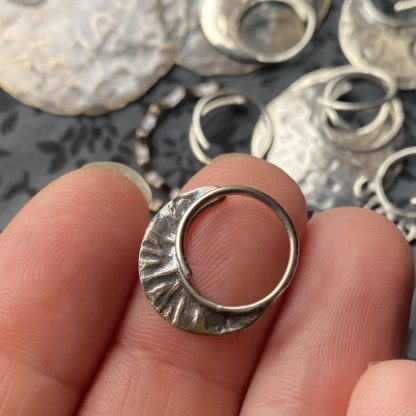 SALE Textured micro brass blade hoops - Image 2